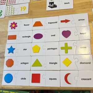 ⛱️2/$5⛱️The Learning Journey Match It! Counting Puzzle Cards, minimal wear